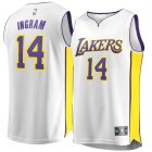 Camiseta Brandon Ingram 14 Los Angeles Lakers Association Edition Blanco Hombre